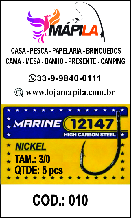 ANZ.12147 PERNAMB.N°3/0 C/5