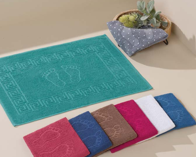 TOALHA PISO JACQUARD DECOR C/ ANTIDERRAP