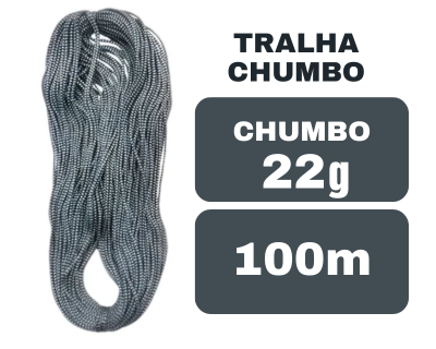 TRALHA CHUMBO 22GR. C/100 MTS