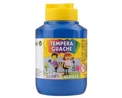 TINTA GUACHE 250ML AZUL TURQUESA 501