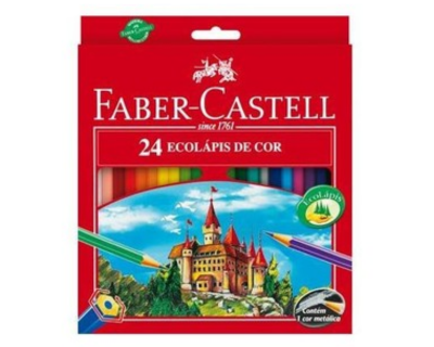 LÁPIS DE COR F.C. 24 CORES CLASSICO