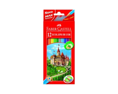 LÁPIS DE COR F.C. 12 CORES ESCOLÁPIS