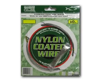 CABO DE AÇO 10 METROS C/ 70 LUVAS 30 LIB