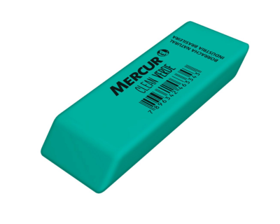 BORRACHA MERCUR CLEAN VERDE