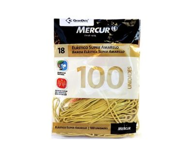 ELASTICO AMARELO N.18 SUPER 100GR. 200PE