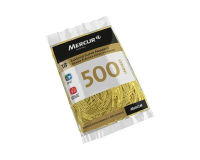 ELASTICO AMARELO N.18 SUPER 500PCS - MER