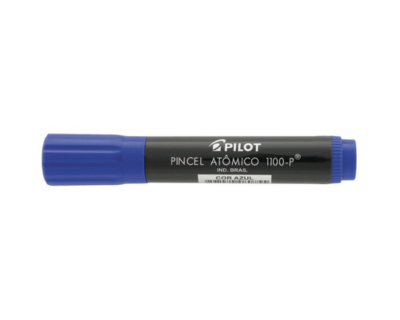 PINCEL MARCADOR PERMANENTE ATOMICO 1100P AZUL  