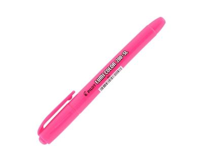 CANETA MARCA TEXTO PILOT ROSA UND