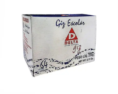 GIZ ESCOLAR COLORIDO CX C/64