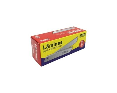 LAMINA P/ ESTILETE 18MM CX C/10 GATTE