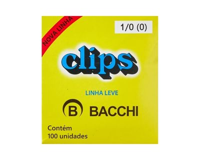 CLIPE GALVANIZADO ACO 1/0 LINHA LEVE CX C/100