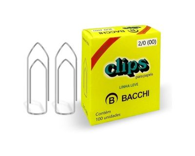 CLIPE GALVANIZADO ACO 2/0 LINHA LEVE CX C/100