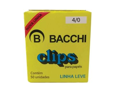 CLIPE GALVANIZADO ACO 4/0 LINHA LEVE CX C/50