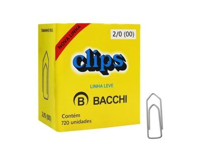 CLIPE GALVANIZADO ACO 2/0 LINHA LEVE CX C/720