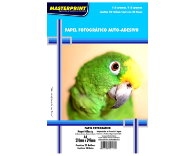 PAPEL FOTOGRAFICO INKJET A4 GLOSSY 230G