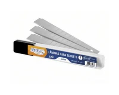 LAMINA P/ ESTILETE 9MM C/10 BRW