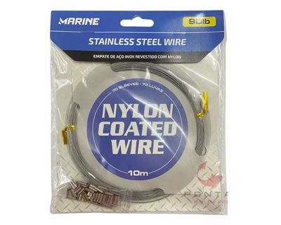 CABO DE AÇO 10 METROS C/ 70 LUVAS 90 LIB