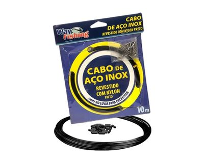 CABO DE AÇO 10 METROS C/50 LUVAS 200LIB
