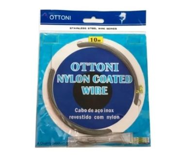 CABO DE AÇO 10 METROS C/ 70 LUVAS 50 LIB